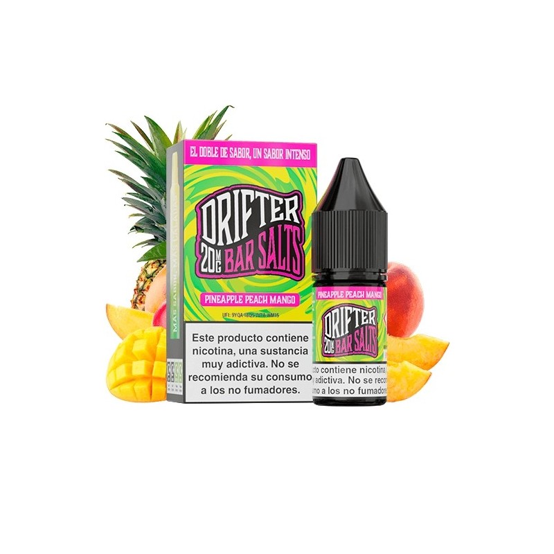 Liquid Drifter Bar Salts Pineapple Peach Mango 20mg 10ml