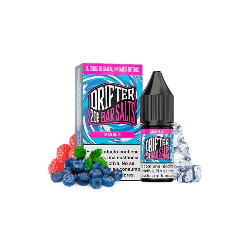 Liquid Drifter Bar Salts Mad Blue 20mg 10ml