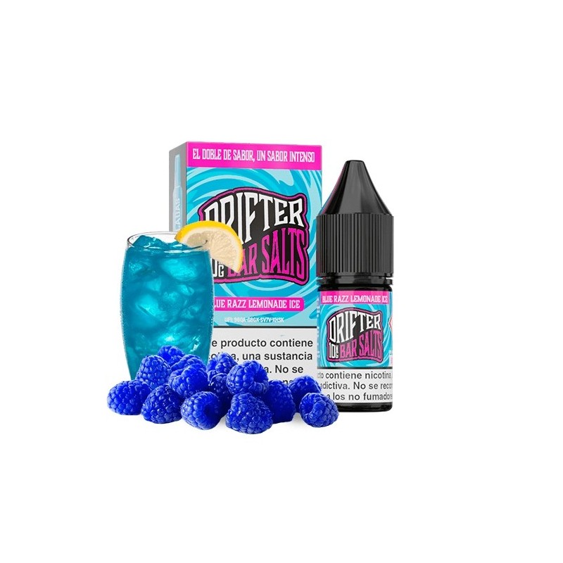 Liquid Drifter Bar Salts Blue Razz Lemonade Ice 20mg 10ml