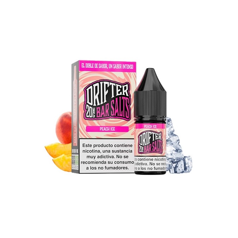 Liquid Drifter Bar Salts Peach Ice 20mg 10ml