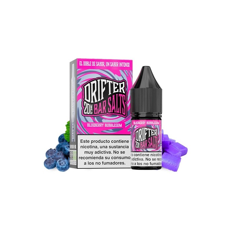 Liquid Drifter Bar Salts Blueberry Bubblegum Ice 20mg 10ml