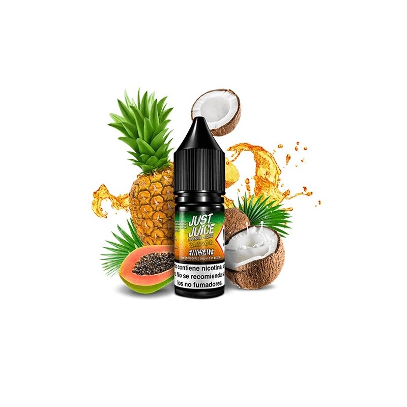 Liquid Just Juice Exotic Fruit Salts - Papaya, Pineapple & Coconut 20mg 10ml Liquid Just Juice Exotic Fruit Salts - Papaya, Pineapple & Coconut 20mg 10ml