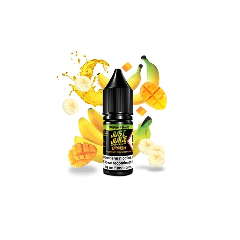 Liquid Just Juice Iconic Fruit Salts - Banana & Mango 20mg 10ml Liquid Just Juice Iconic Fruit Salts - Banana & Mango 20mg 10ml