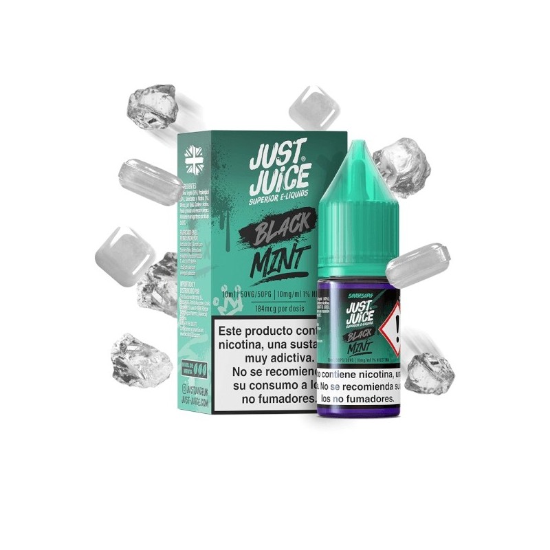 Liquid Just Juice 20mg 10ml - Mint Range Black