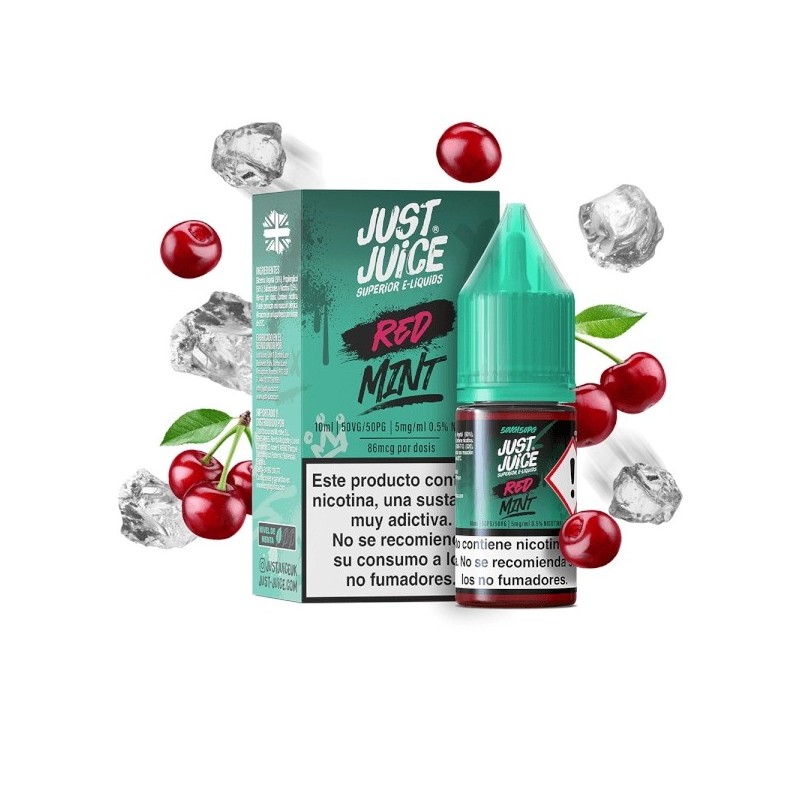 Liquid Just Juice 20mg 10ml - Mint Range Red