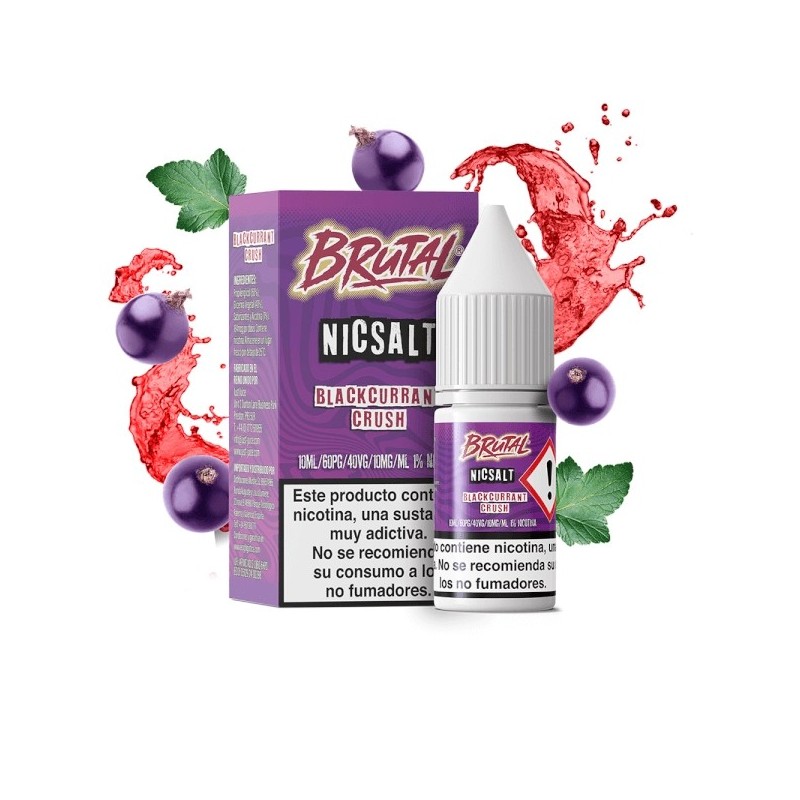 Liquid Just Juice Brutal Drinks Salts - Blackcurrant Crush 20mg 10ml