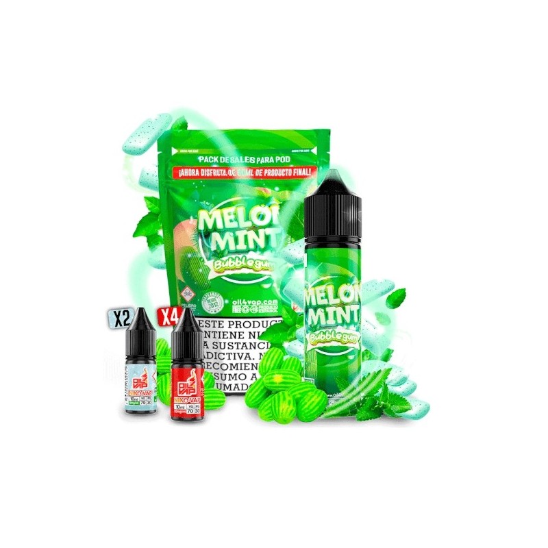 Longfill - Oil4vap Melon Mint (Pack)