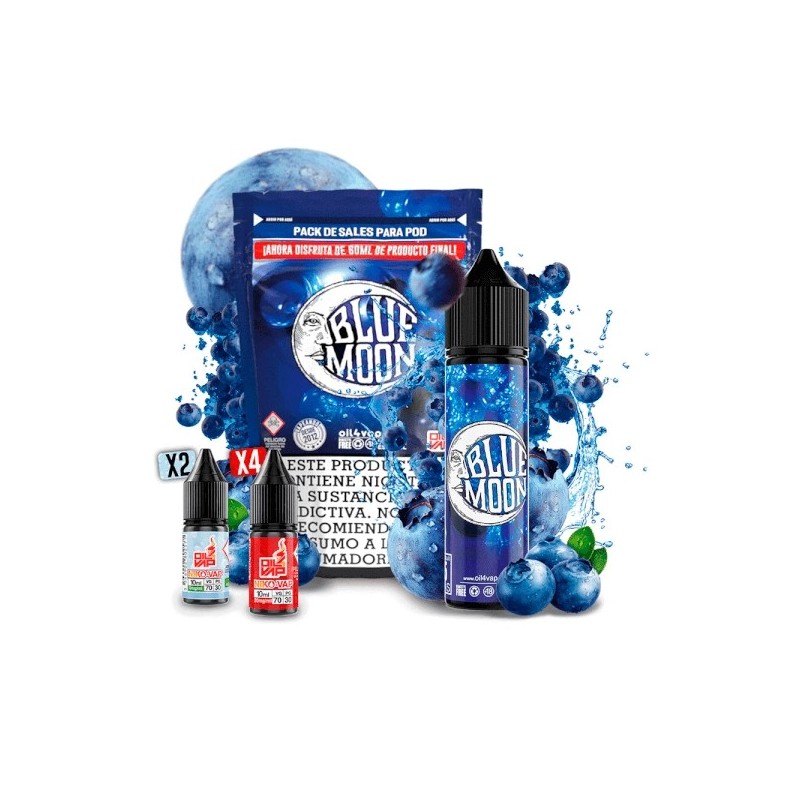 Liquid - Oil4vap Blue Moon (Pack)