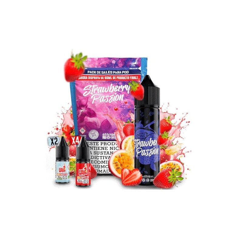 Longfill - Oil4vap Strawberry Passion (Pack)