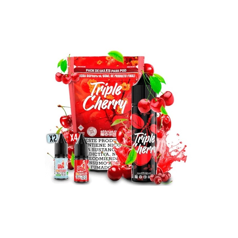 Longfill - Oil4vap Triple Cherry (Pack)