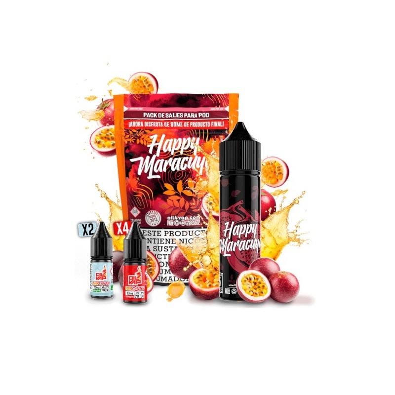 Longfill Oil4vap - Happy MaracuyÁ (Pack) Longfill Oil4vap - Happy MaracuyÁ (Pack)