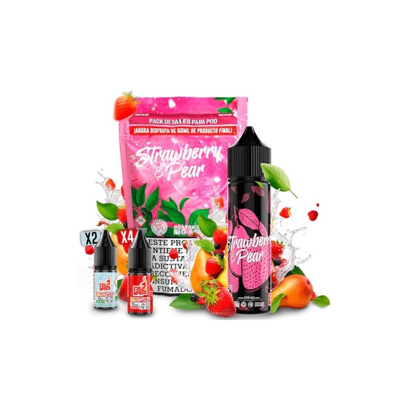 Longfill - Oil4vap Strawberry And Pear (Pack)