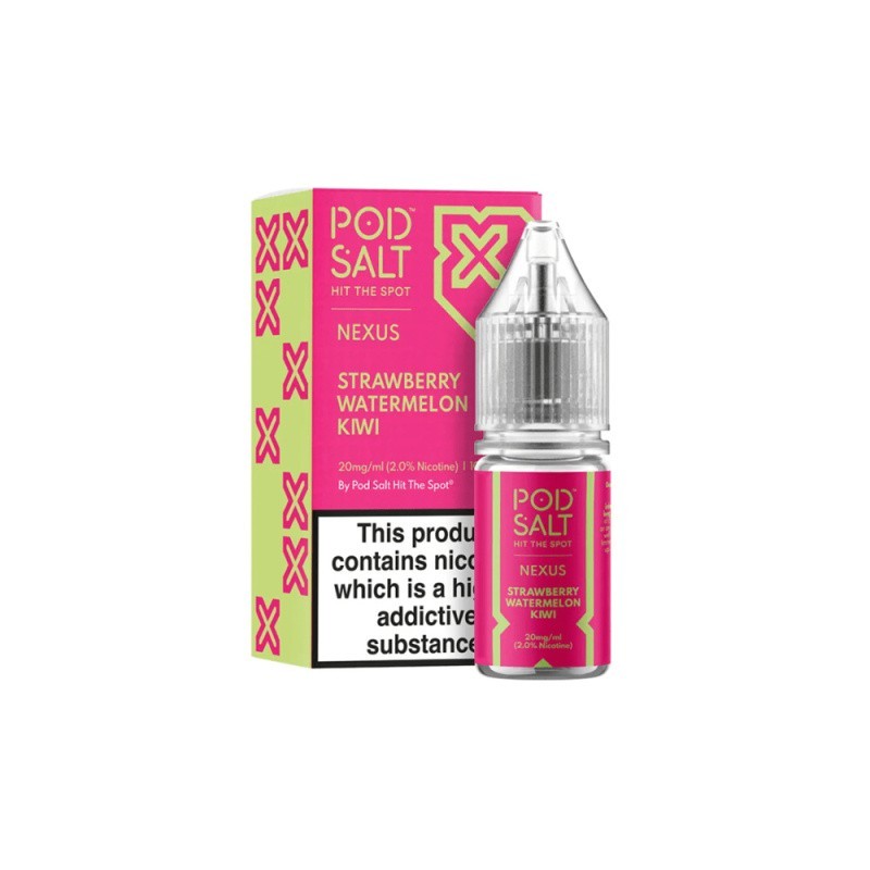 Liquid Pod Salt NEXUS 20mg 10ml - Strawberry Watermelon Kiwi Liquid Pod Salt NEXUS 20mg 10ml - Strawberry Watermelon Kiwi