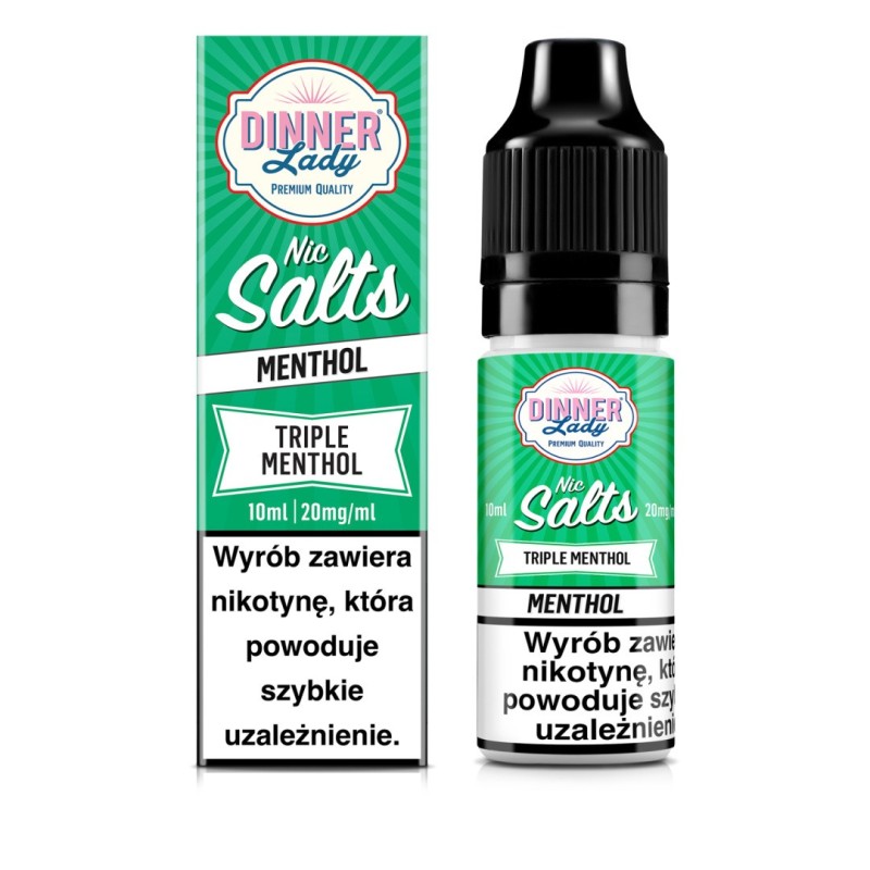 Liquid Dinner Lady Salt 20mg - Triple Menthol