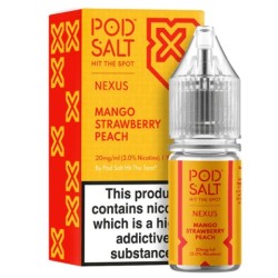 Liquid Pod Salt Nexus Mango Strawberry Peach 10ml 20mg | Bigvape.pl