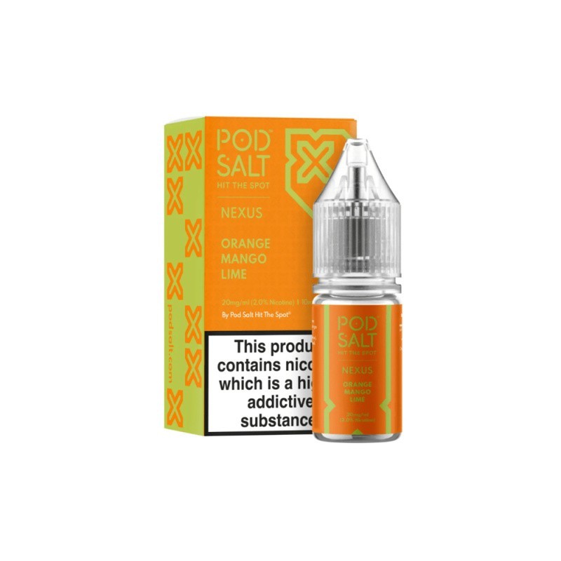 Liquid Pod Salt NEXUS 20mg 10ml - Orange Mango Lime Liquid Pod Salt NEXUS 20mg 10ml - Orange Mango Lime