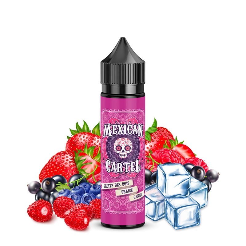 Premix MEXICAN CARTEL 50/60ml Fruits des Bois Fraise Cassis