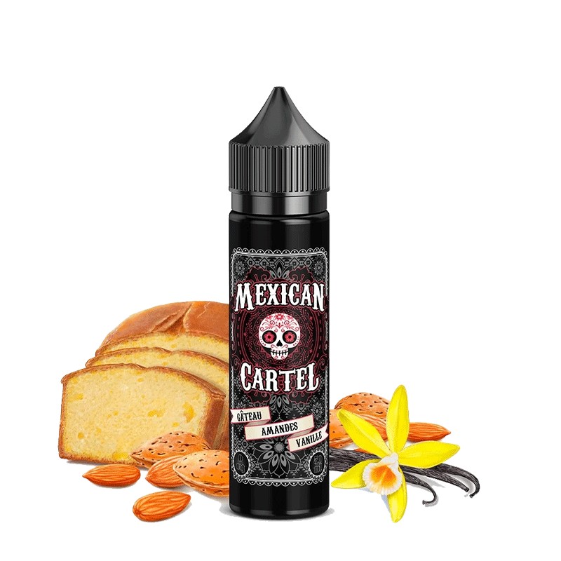 Premix MEXICAN CARTEL 50/60ml Gâteau Amandes Vanille