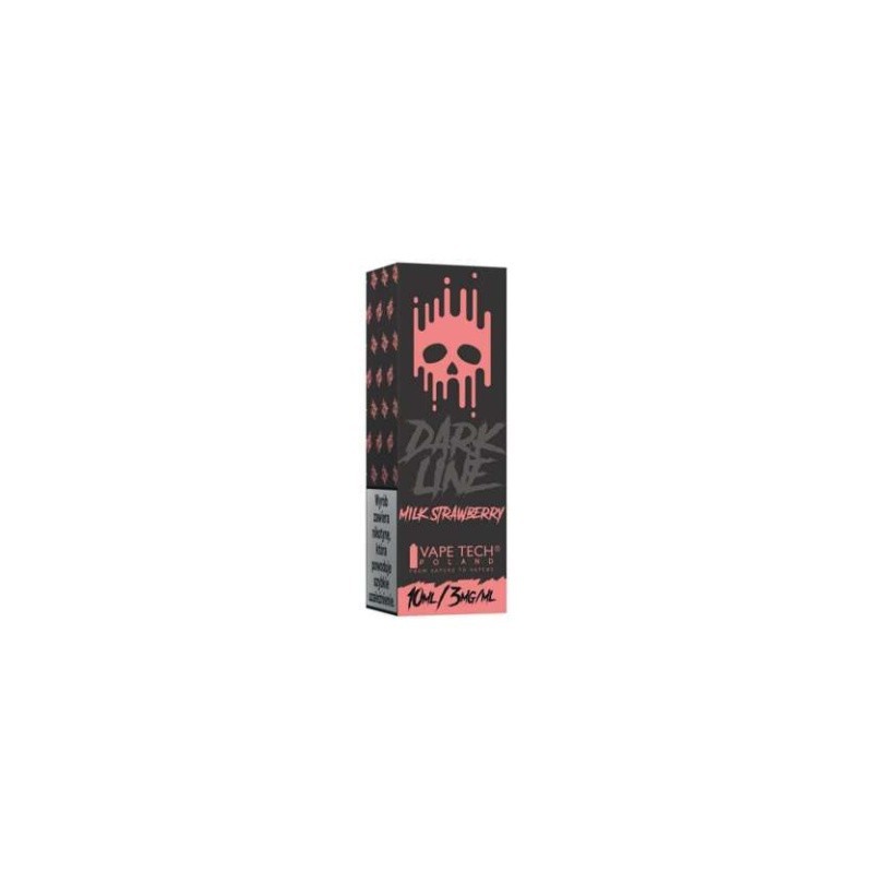 Liquid DARK LINE 10ml - Milk Strawberry