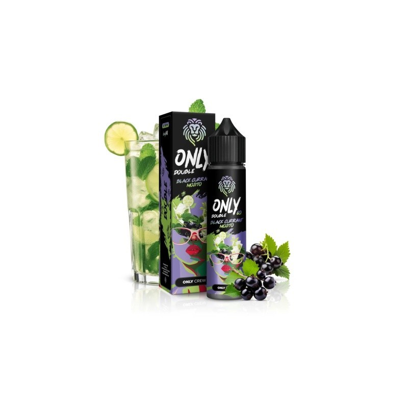 Longfill Only Double 6/60ml - Black Currant Mojito