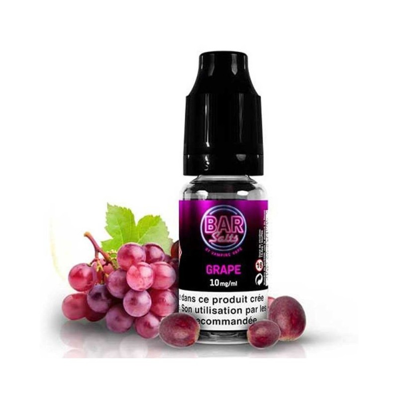 Liquid Vampire Vape Bar Salts - Grape 10mg 10ml Liquid Vampire Vape Bar Salts - Grape 10mg 10ml