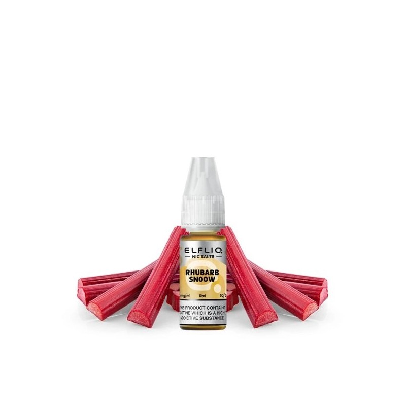 Liquid ELFBAR ELFLIQ Salt - Rhubarb Snoow 20mg 10ml Liquid ELFBAR ELFLIQ Salt - Rhubarb Snoow 20mg 10ml