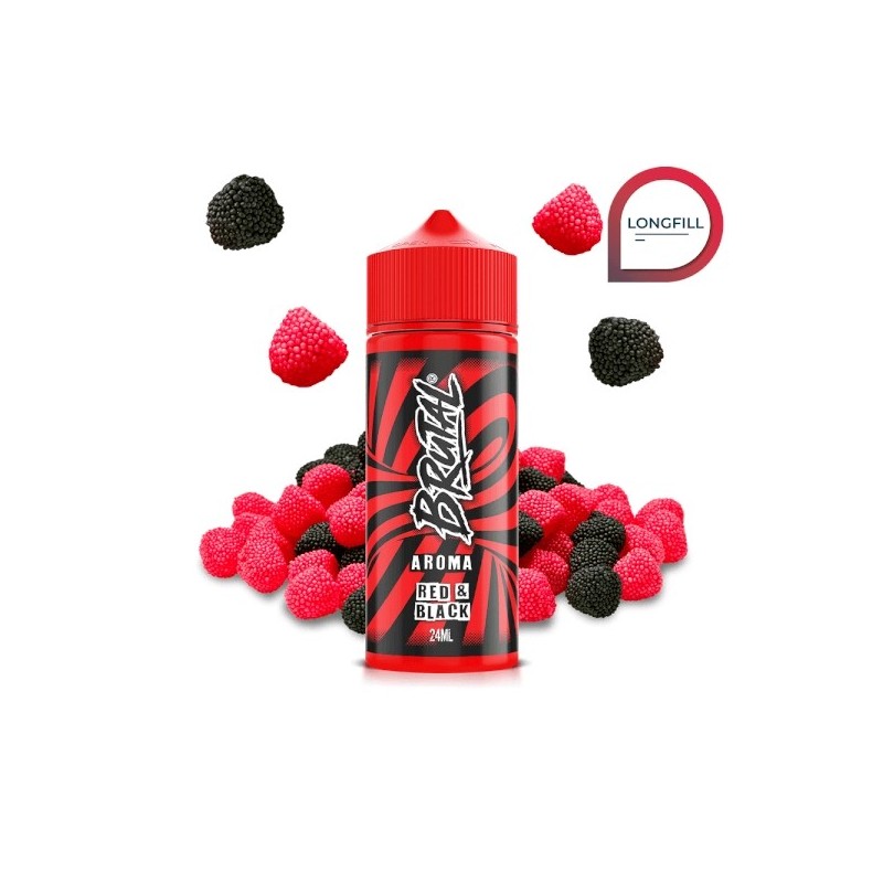 Longfill Brutal By Just Juice - Red & Black 24/120ml Longfill Brutal By Just Juice - Red & Black 24/120ml