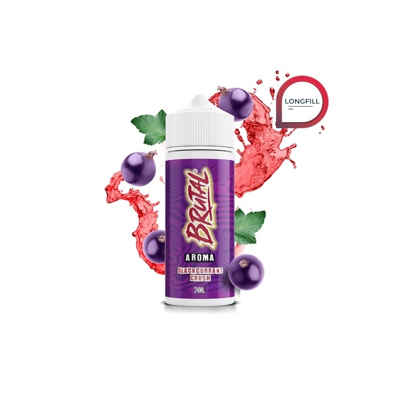 Longfill Brutal Drinks By Just Juice - Blackcurrant Crush 24/120ml Longfill Brutal Drinks By Just Juice - Blackcurrant Crush 24/120ml