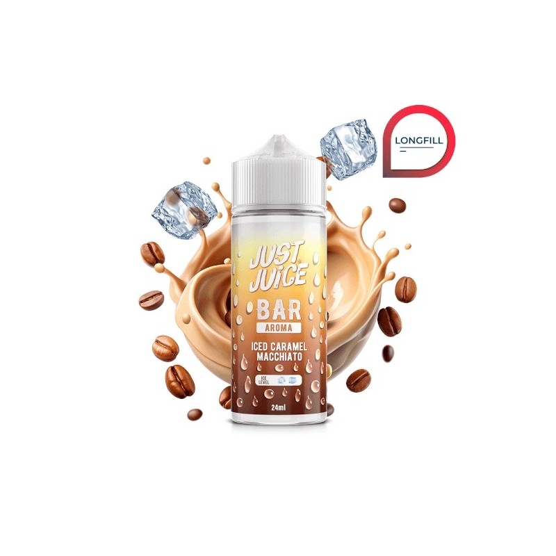Longfill Just Juice Bar - Iced Caramel Macchiato 24/120ml Longfill Just Juice Bar - Iced Caramel Macchiato 24/120ml