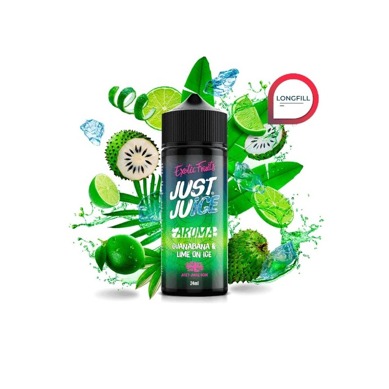 Longfill Just Juice Exotic Fruits - Guanabana Lime Ice 24/120ml Longfill Just Juice Exotic Fruits - Guanabana Lime Ice 24/120ml