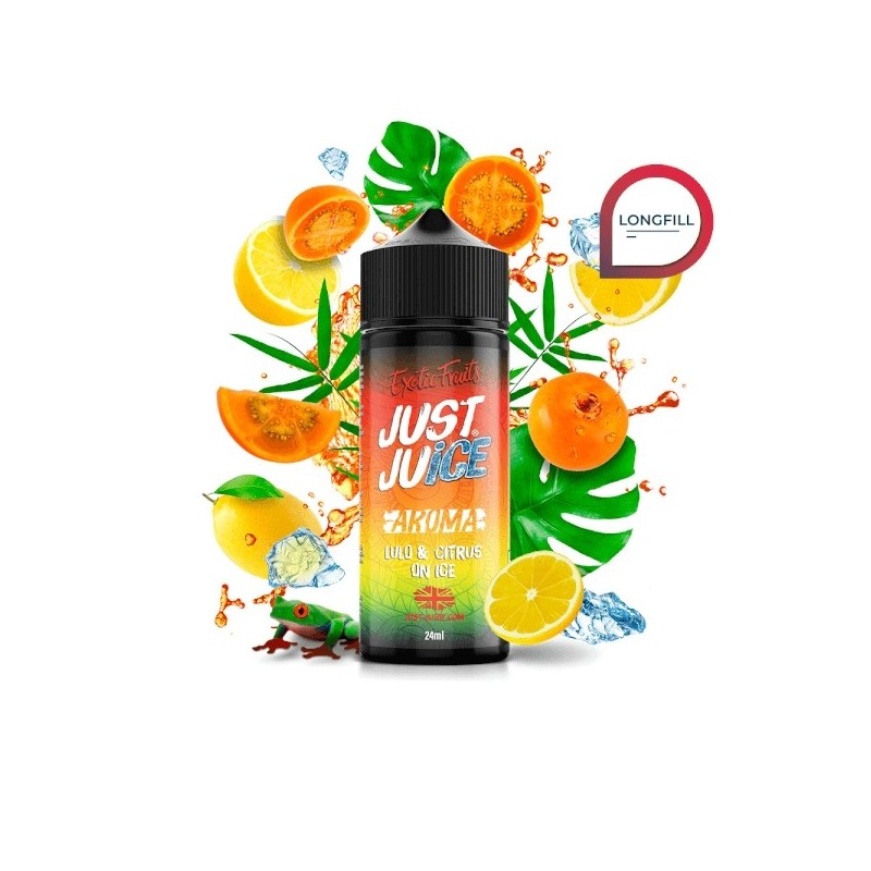 Longfill Just Juice Exotic Fruits - Lulo Citrus On Ice 24/120ml Longfill Just Juice Exotic Fruits - Lulo Citrus On Ice 24/120ml
