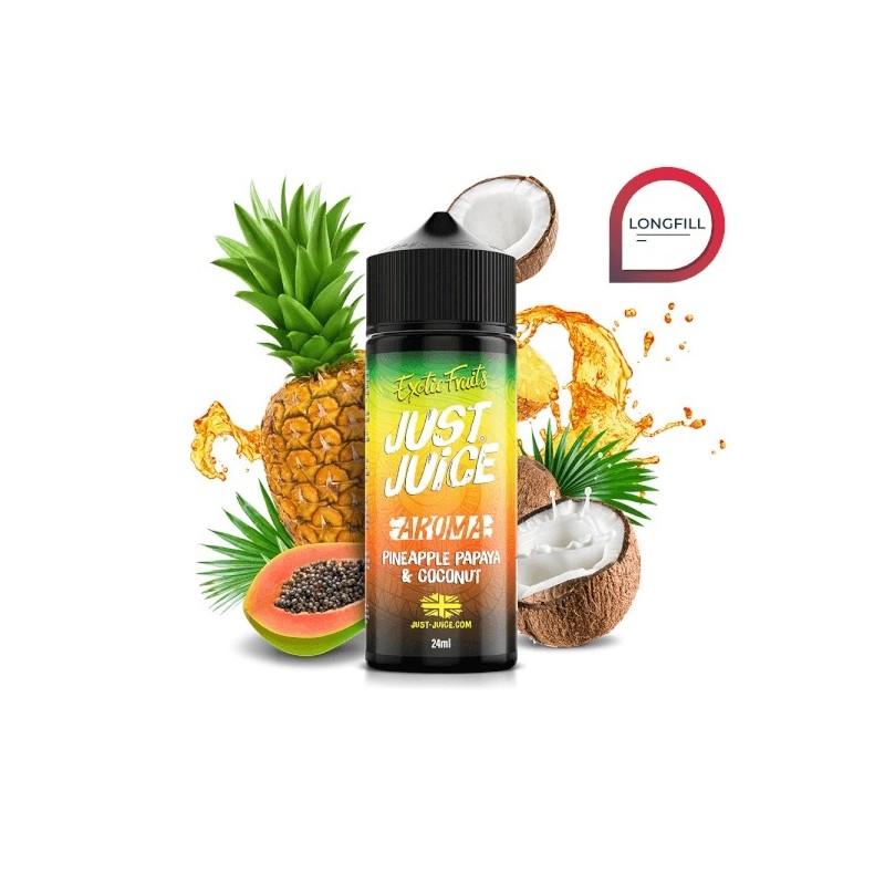 Longfill Just Juice Exotic Fruits - Pineapple Papaya Coconut 24/120ml
