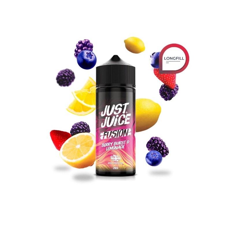 Longfill Just Juice Fusion - Berry Burst Lemonade 24/120ml Longfill Just Juice Fusion - Berry Burst Lemonade 24/120ml
