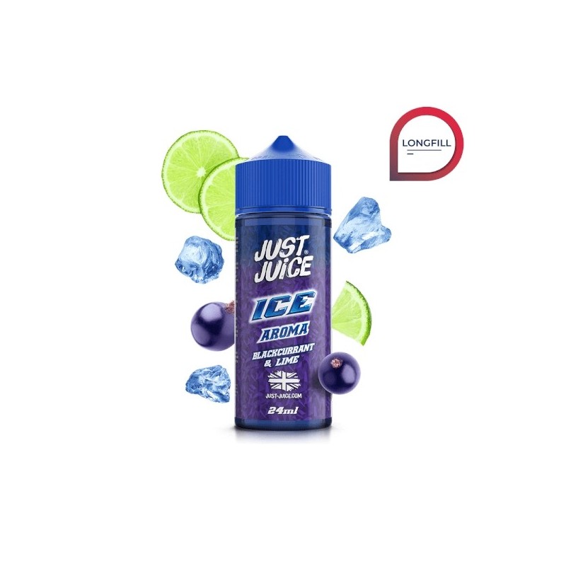 Longfill Just Juice Ice - Blackcurrant Lime 24/120ml