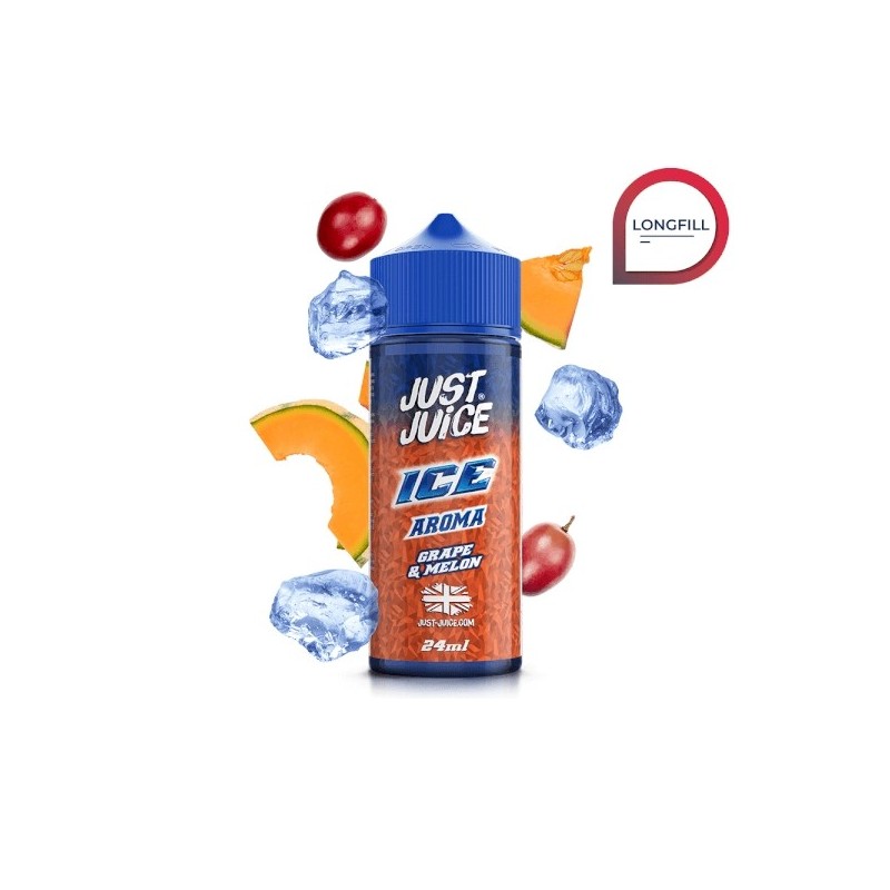 Longfill Just Juice Ice - Grape & Melon 24/120ml Longfill Just Juice Ice - Grape & Melon 24/120ml