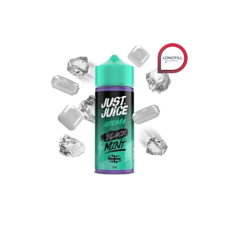Longfill Just Juice Mint Range - Black 24/120ml Longfill Just Juice Mint Range - Black 24/120ml