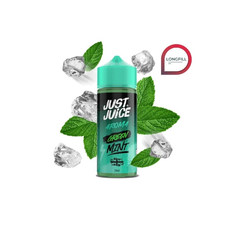 Longfill Just Juice Mint Range - Green 24/120ml Longfill Just Juice Mint Range - Green 24/120ml