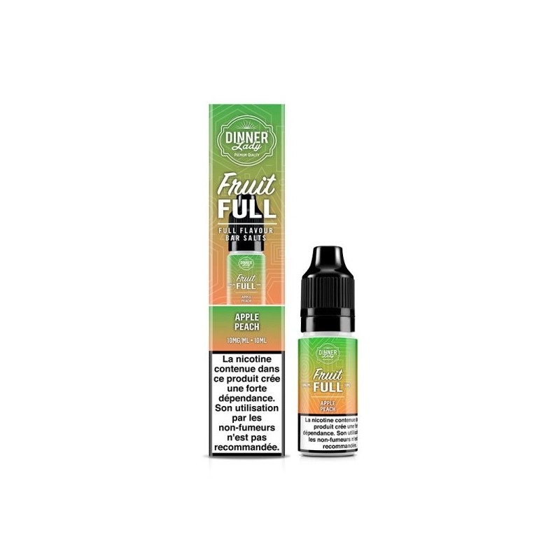 Liquid Dinner Lady Fruit Full Salt 10ml 20mg - Apple Peach Liquid Dinner Lady Fruit Full Salt 10ml 20mg - Apple Peach