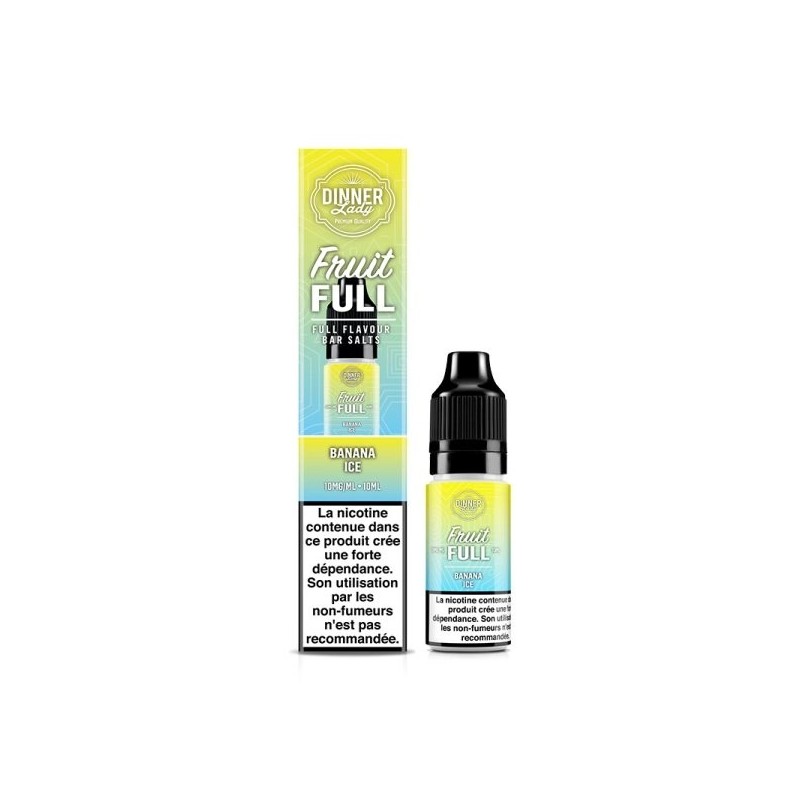 Liquid Dinner Lady Fruit Full Salt 10ml 20mg - Banana Ice Liquid Dinner Lady Fruit Full Salt 10ml 20mg - Banana Ice