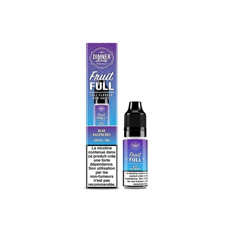 Liquid Dinner Lady Fruit Full Salt 10ml 20mg - Blue Raspberry Liquid Dinner Lady Fruit Full Salt 10ml 20mg - Blue Raspberry