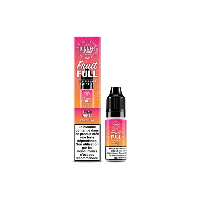 Liquid Dinner Lady Fruit Full Salt 10ml 20mg - Fresh Fruits Liquid Dinner Lady Fruit Full Salt 10ml 20mg - Fresh Fruits