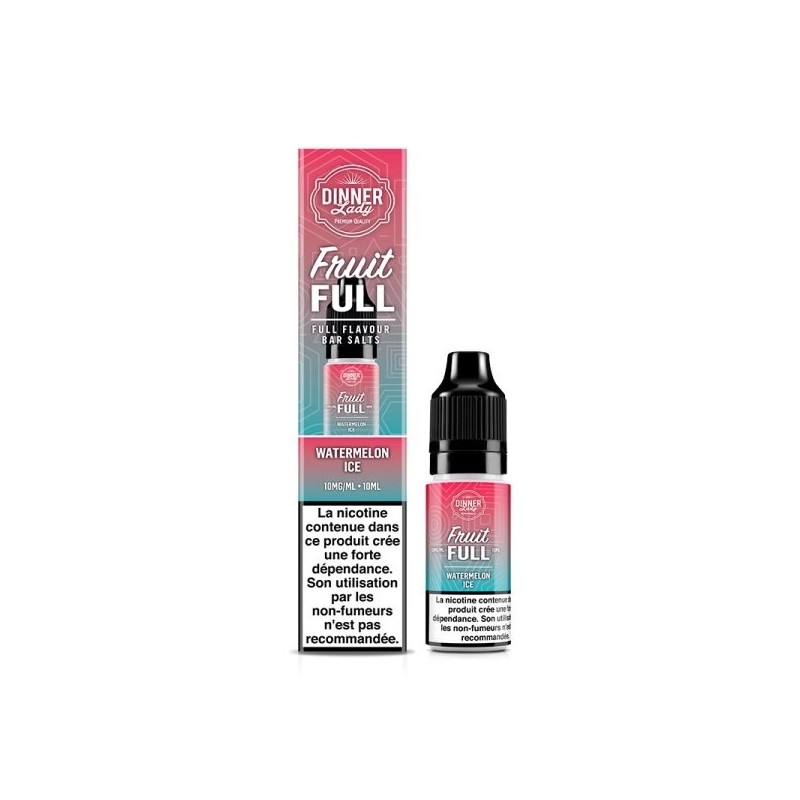 Liquid Dinner Lady Fruit Full Salt 10ml 20mg - Watermelon Ice Liquid Dinner Lady Fruit Full Salt 10ml 20mg - Watermelon Ice
