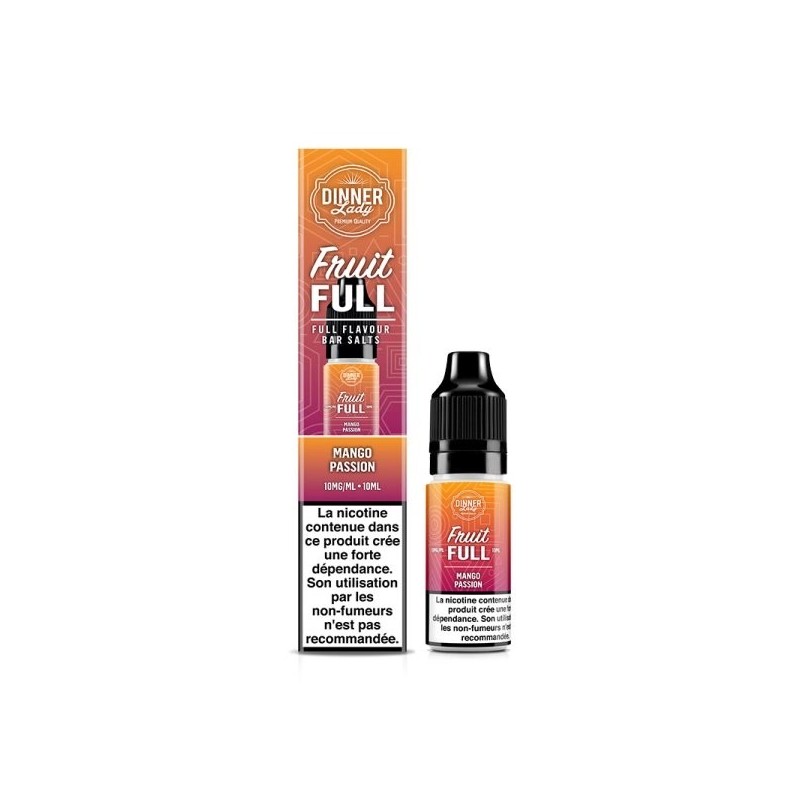Liquid Dinner Lady Fruit Full Salt 10ml 20mg - Mango Passion Liquid Dinner Lady Fruit Full Salt 10ml 20mg - Mango Passion