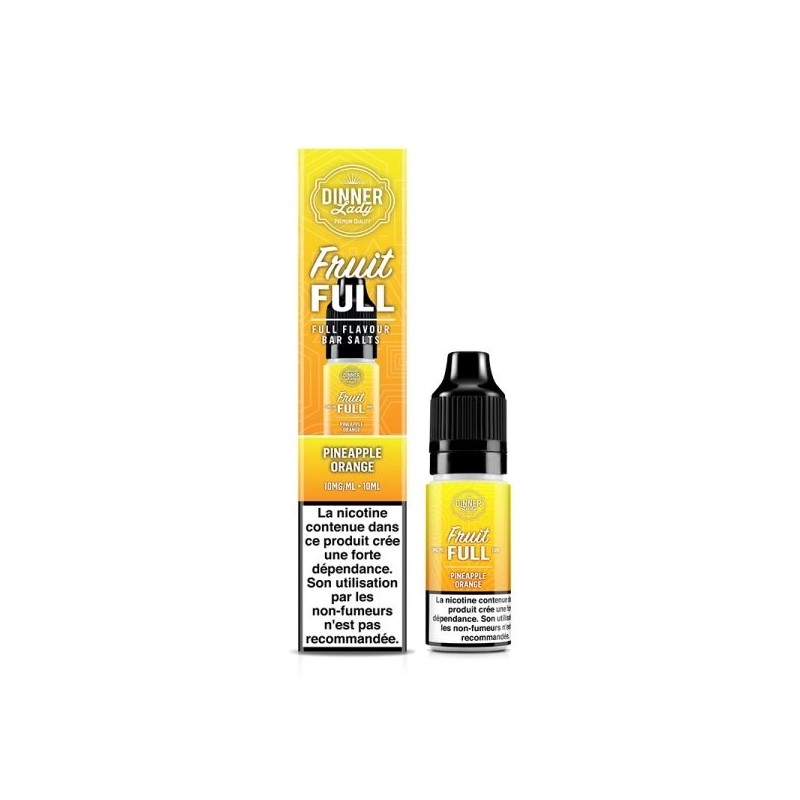 Liquid Dinner Lady Fruit Full Salt 10ml 20mg - Pineapple Orange