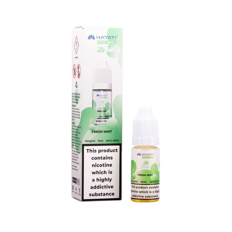 Liquid Hayati Pro Max Nic Salts 10ml - Fresh Mint 20mg