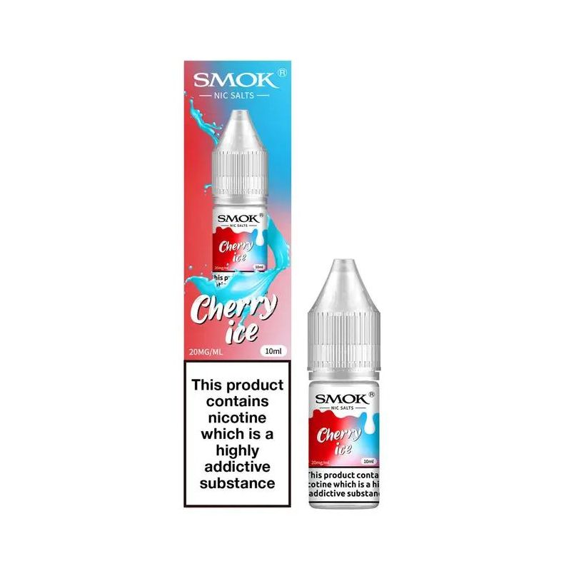 Liquid Smok Nic Salts 10 ml - Cherry Ice 20mg Liquid Smok Nic Salts 10 ml - Cherry Ice 20mg