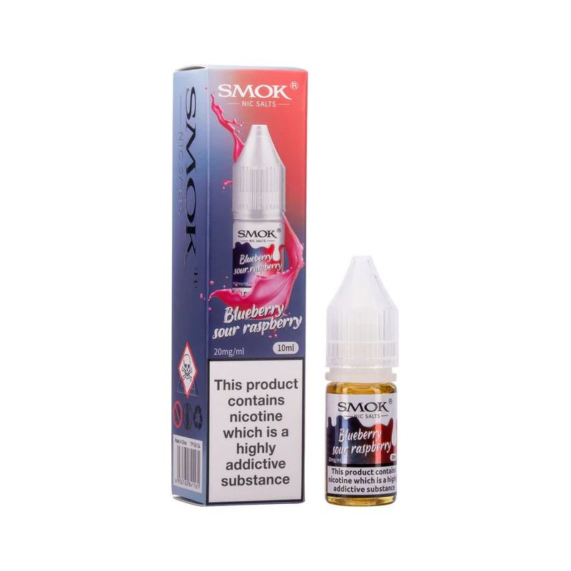Liquid Smok Nic Salts 10 ml - Blueberry Sour Raspberry 20mg Liquid Smok Nic Salts 10 ml - Blueberry Sour Raspberry 20mg
