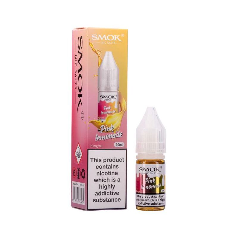 Liquid Smok Nic Salts 10 ml - Pink Lemonade 20mg Liquid Smok Nic Salts 10 ml - Pink Lemonade 20mg