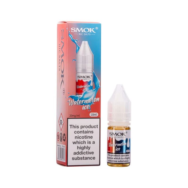 Liquid Smok Nic Salts 10 ml - Watermelon Ice 20mg Liquid Smok Nic Salts 10 ml - Watermelon Ice 20mg