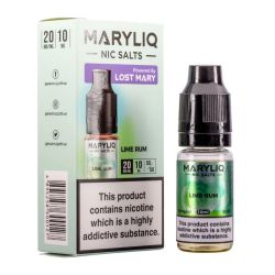 Liquid Maryliq Nic Salts 10ml - Lime Rum 20mg